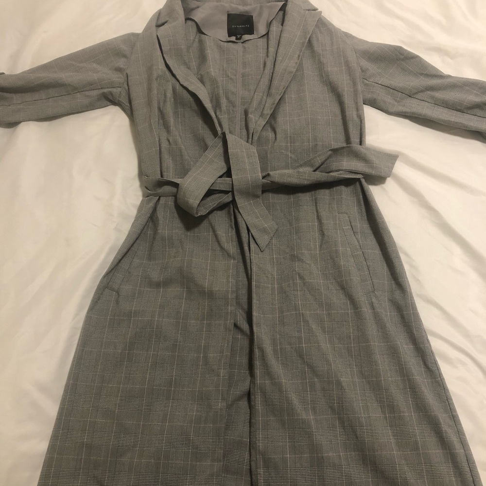 Dynamite Glen Plaid Light Topper/Cardigan
